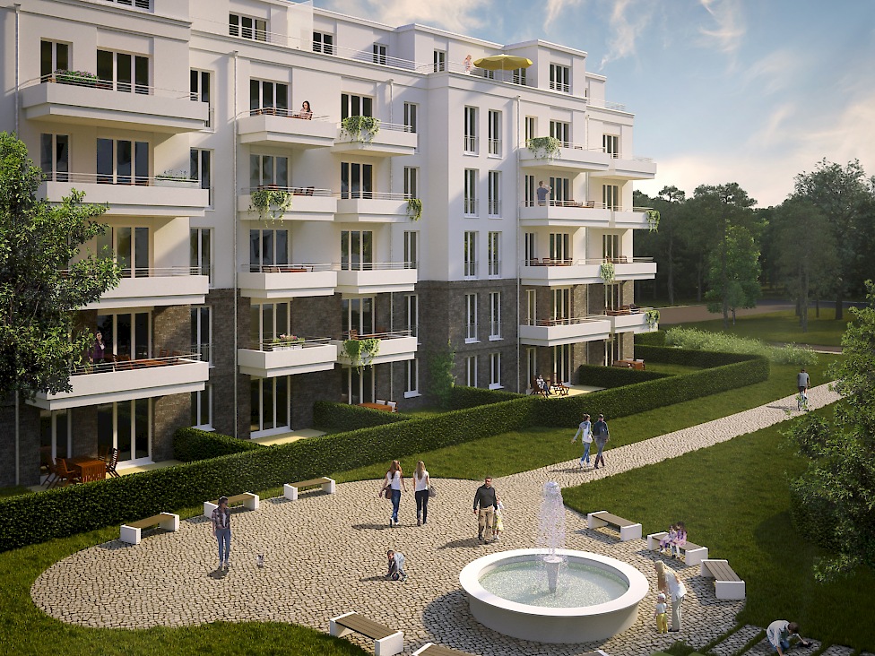 Brunnen Viertel Potsdam