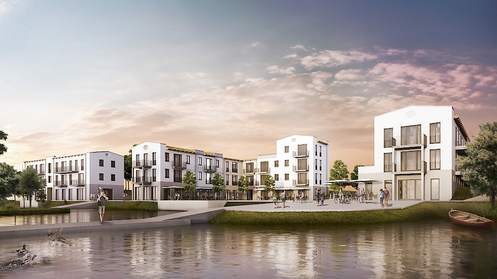 Hafenplatz am Hainer See