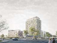 Wohnbebauung an der Semmelweisstraße in Leipzig